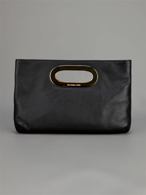 michael kors berkley clutch black uk|Designer Clutch Bags .